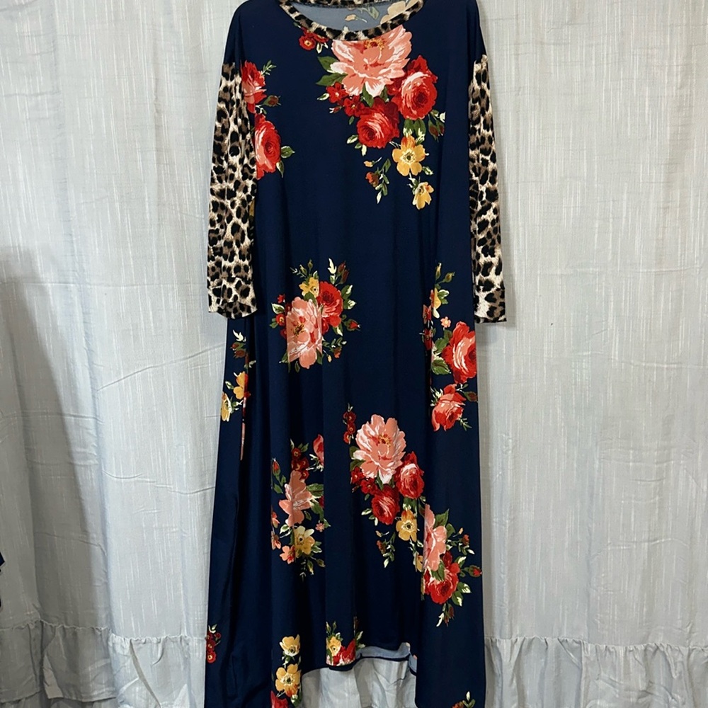 Homemade floral dress